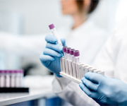 plants growing in a beaker