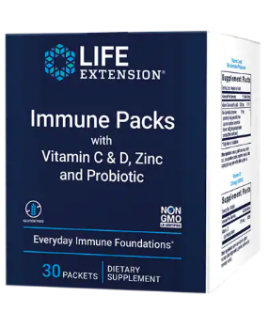 Immune Packs with Vitamin C & D, Zinc and Probiotic